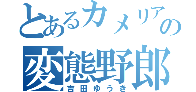 とあるカメリアの変態野郎（吉田ゆうき）