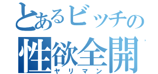 とあるビッチの性欲全開（ヤリマン）