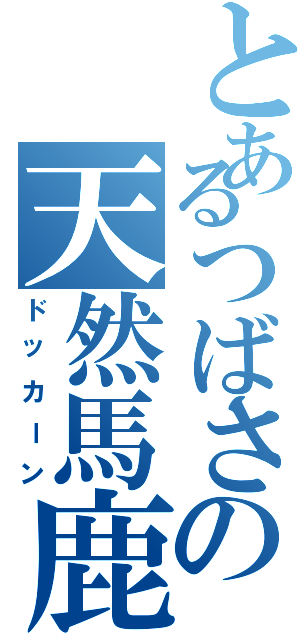 とあるつばさの天然馬鹿（ドッカーン）