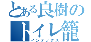 とある良樹のトイレ籠り（インデックス）