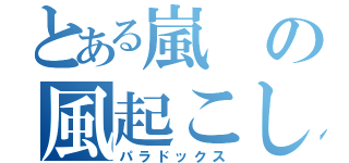 とある嵐の風起こし（パラドックス）