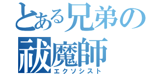 とある兄弟の祓魔師（エクソシスト）