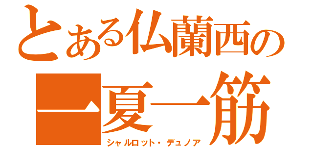 とある仏蘭西の一夏一筋（シャルロット・デュノア）