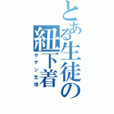 とある生徒の紐下着（サテン生地）