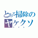 とある掃除のヤケクソ（トイレ）