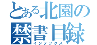 とある北園の禁書目録（インデックス）