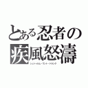 とある忍者の疾風怒濤（シュトゥルム・ウント・ドランク）