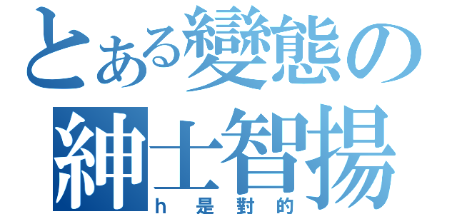 とある變態の紳士智揚（ｈ是對的）