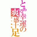 とある幸運の爽感十足（天下無敵）