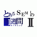 とあるＳＥＭＩの１週間Ⅱ（さっさとし〇）