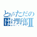 とあるただのはげ野郎Ⅱ（はーげ（＾ν＾））