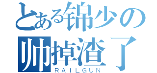 とある锦少の帅掉渣了（ＲＡＩＬＧＵＮ）