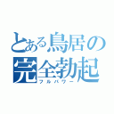 とある鳥居の完全勃起（フルパワー）