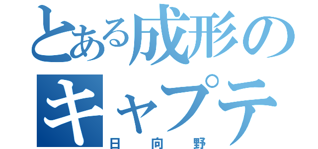 とある成形のキャプテン（日向野）