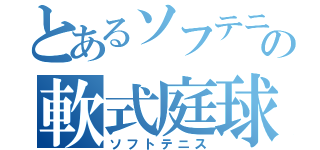 とあるソフテニの軟式庭球（ソフトテニス）