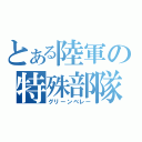 とある陸軍の特殊部隊（グリーンベレー）