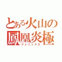 とある火山の鳳凰炎極（フェニックス）