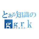 とある知識のｇｇｒｋ（ググれカス）