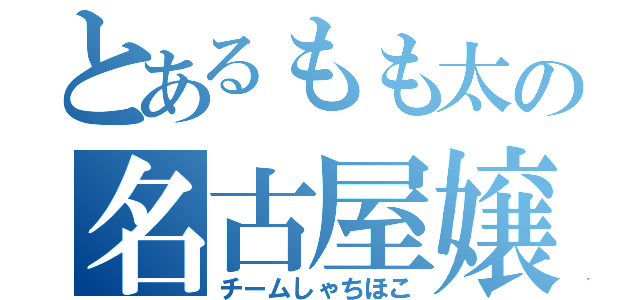 とあるもも太の名古屋嬢♪（チームしゃちほこ）