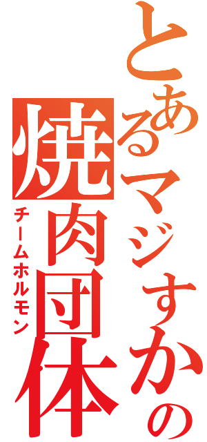 とあるマジすかの焼肉団体（チームホルモン）