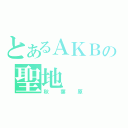 とあるＡＫＢの聖地（秋葉原）