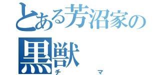 とある芳沼家の黒獣（チマ）