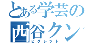 とある学芸の西谷クン（ピグレット）