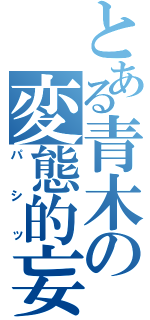 とある青木の変態的妄想（パシッ）