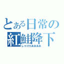 とある日常の紅鮭降下（しゃけだああああ）