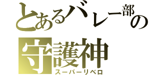 とあるバレー部の守護神（スーパーリベロ）