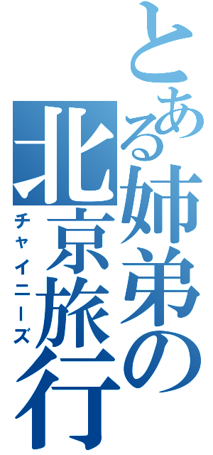 とある姉弟の北京旅行（チャイニーズ）