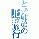 とある姉弟の北京旅行（チャイニーズ）