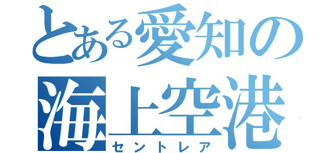 とある愛知の海上空港（セントレア）