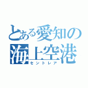 とある愛知の海上空港（セントレア）