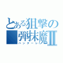 とある狙撃の　弾抹魔Ⅱ（ハンターレ）