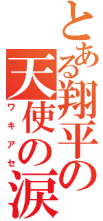 とある翔平の天使の涙（ワキアセ）