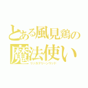 とある風見鶏の魔法使い（リッカグリーンウッド）