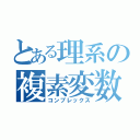 とある理系の複素変数（コンプレックス）