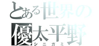 とある世界の優太平野（シニガミ）