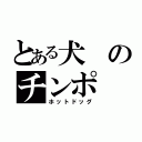 とある犬のチンポ（ホットドッグ）