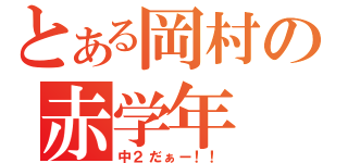 とある岡村の赤学年（中２だぁー！！）