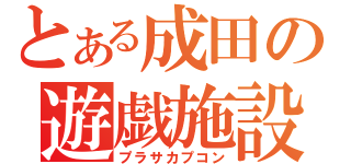 とある成田の遊戯施設（プラサカプコン）