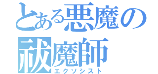 とある悪魔の祓魔師（エクソシスト）