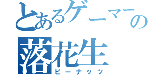 とあるゲーマーの落花生（ピーナッツ）