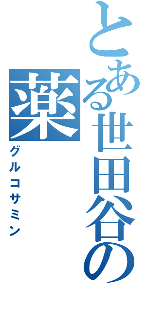 とある世田谷の薬（グルコサミン）