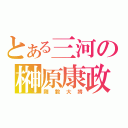 とある三河の榊原康政（剛毅大將）