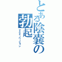 とある陰嚢の勃起（マスターベーション）