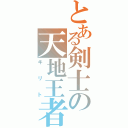 とある剣士の天地王者（キリト）