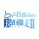 とある首都高の長距離走者Ⅱ（ランナー）