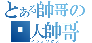 とある帥哥の黃大帥哥（インデックス）